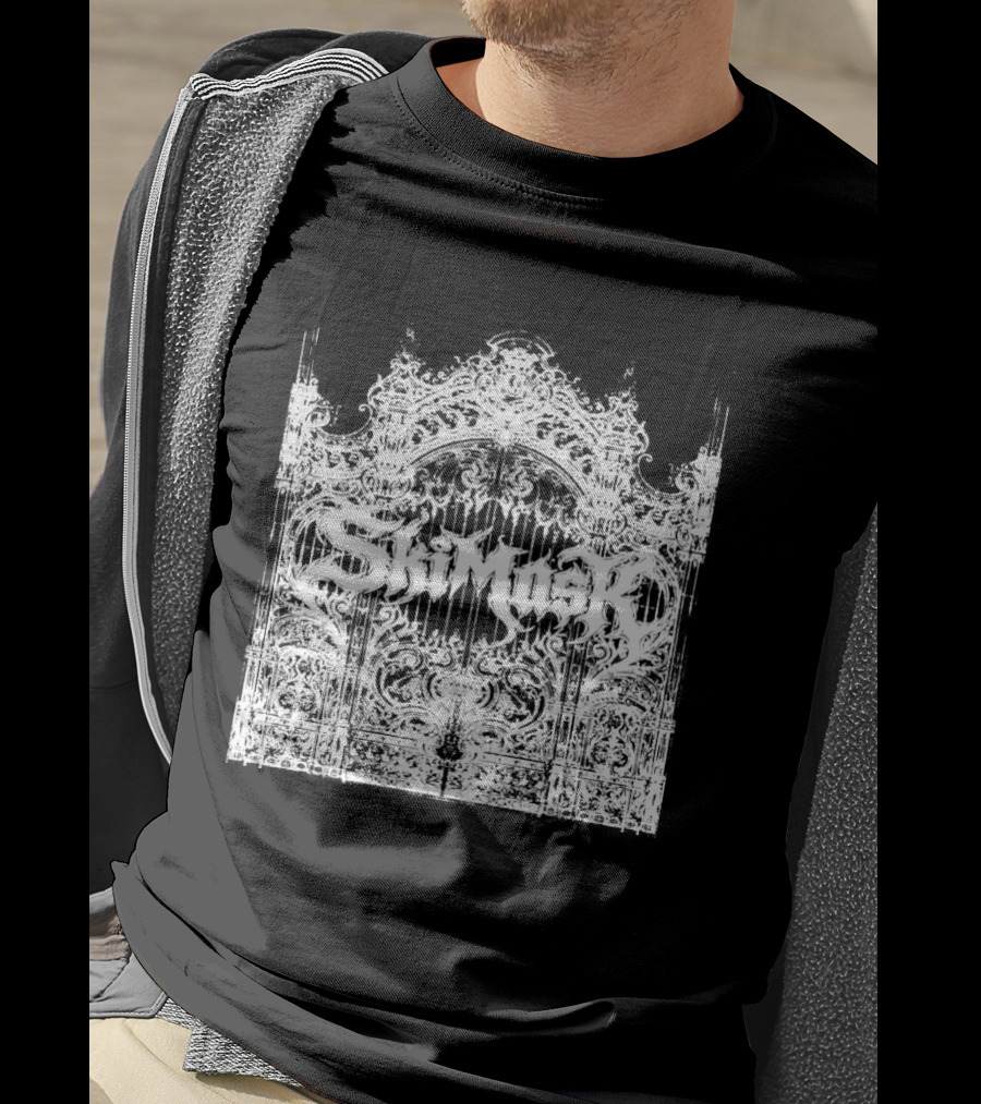 Ski Mask The Slump God Cathedral Gothic Architecture T-Shirt