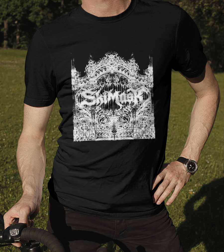 Ski Mask The Slump God Cathedral Gothic Architecture T-Shirt