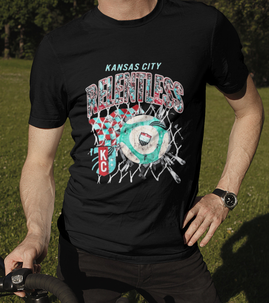 Kansas City Relentless KC Current Made Mobb Soccer Chainlink T-Shirt