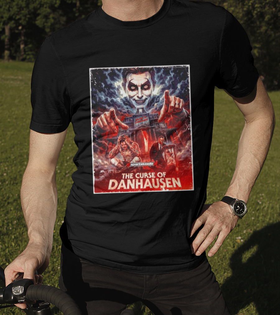 The Curse Of Danhausen Sportskeeda WWE Men For Sale Ships Free T-Shirt