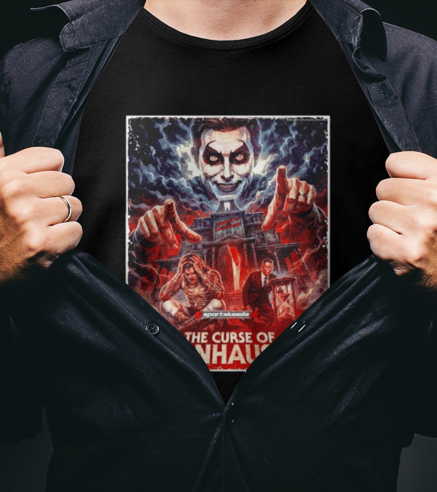 The Curse Of Danhausen Sportskeeda WWE Men For Sale Ships Free T-Shirt