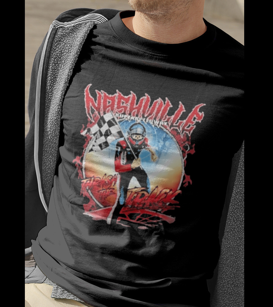 Nashville Superspeedway NSS Thrash The Track Racing Championship T-Shirt