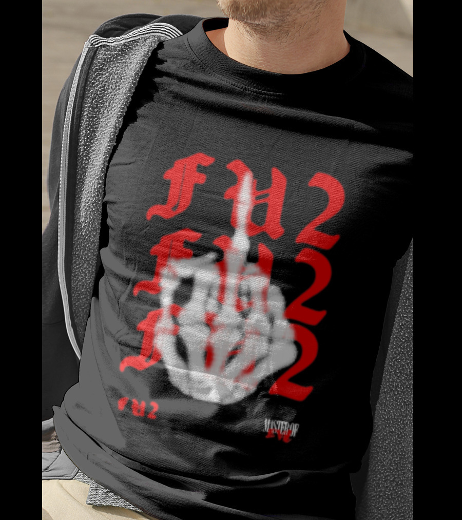 FU2 Middle Finger Three 6 Mafia Master Of Evil T-Shirt
