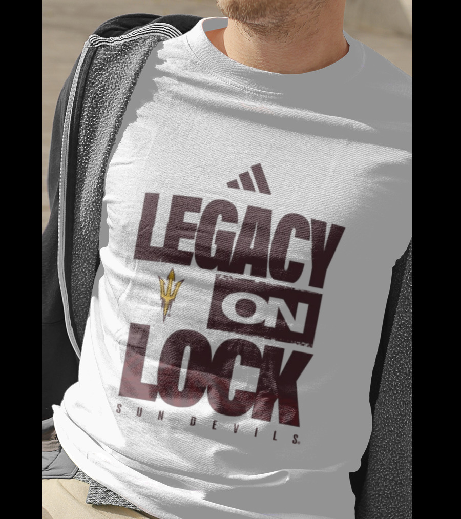 Arizona State Sun Devils Legacy On Lock March Madness 2026 T-Shirt