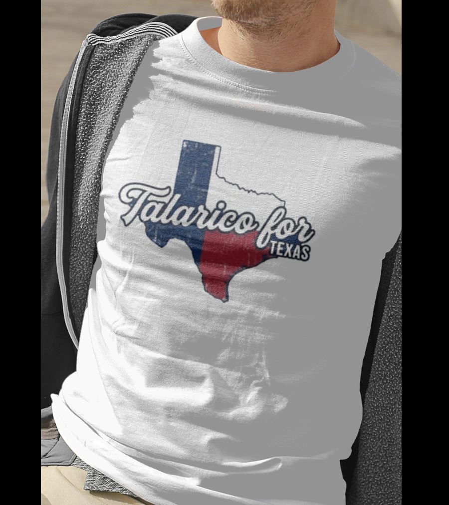 Talarico For Texas State Flag Map T-Shirt