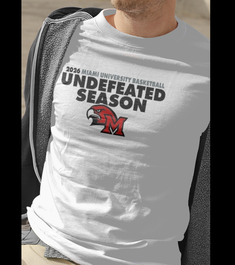 2026 Miami University Basketball Undefeated Season RedHawks T-Shirt