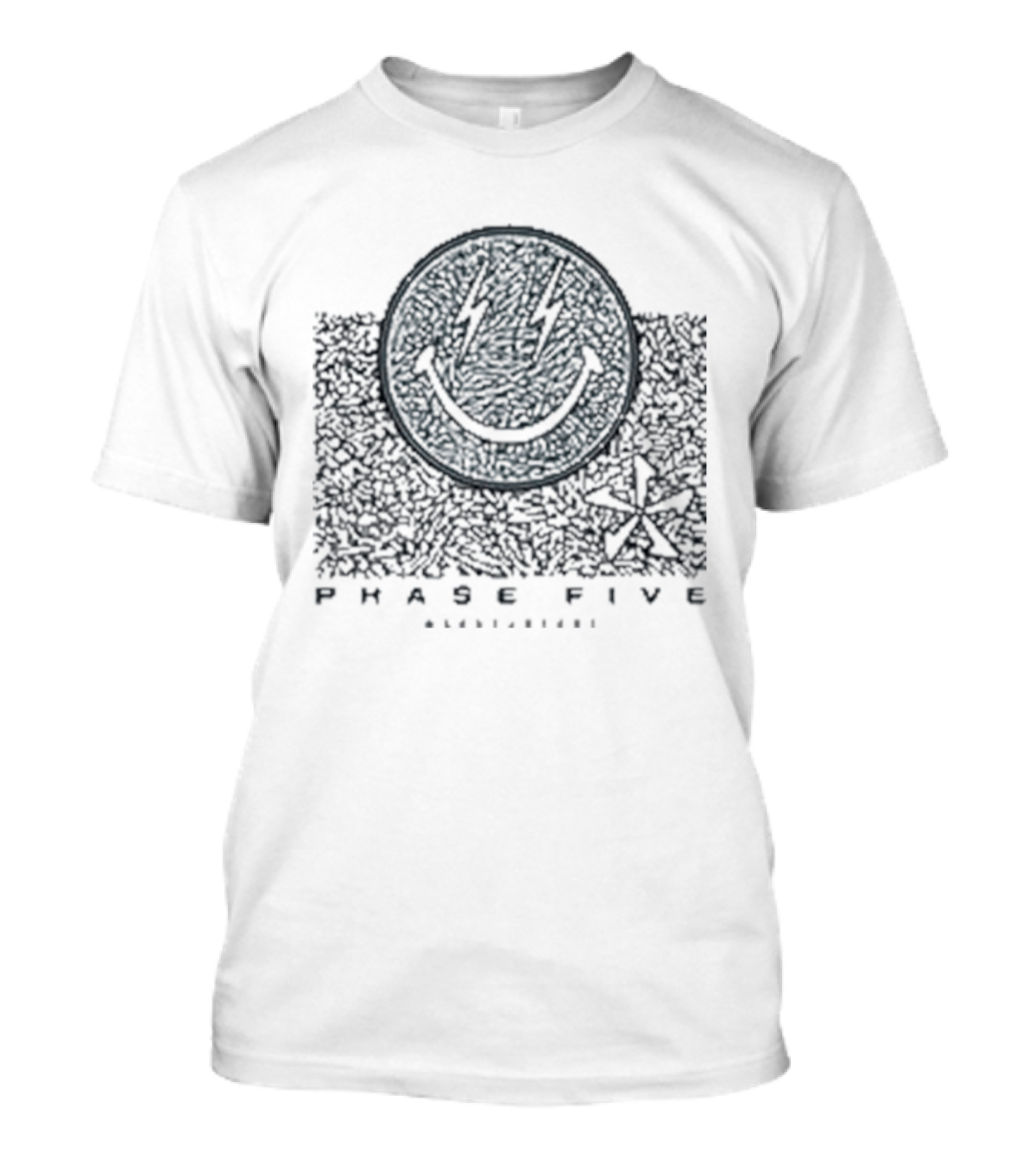 Phase Five Jett Shreds Smiley Lightning Bolt T-Shirt