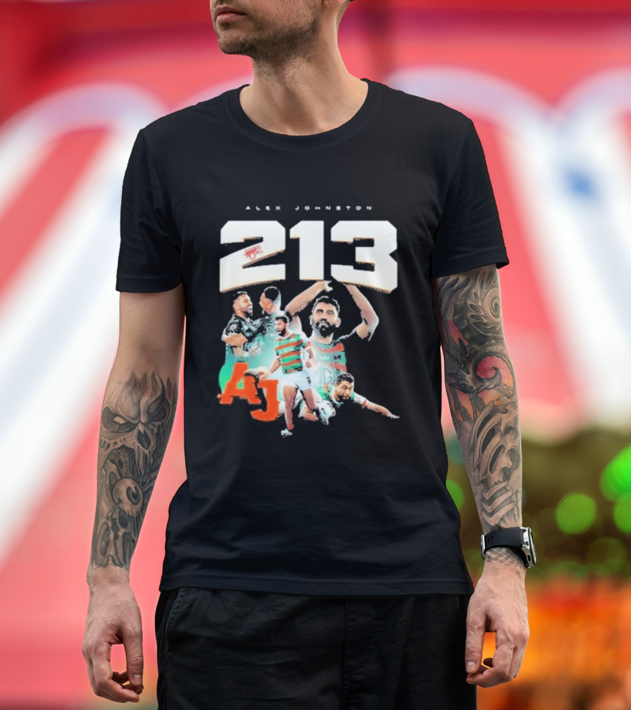 Alex Johnston Rugby 213 Top Try Scorer AJ T-Shirt