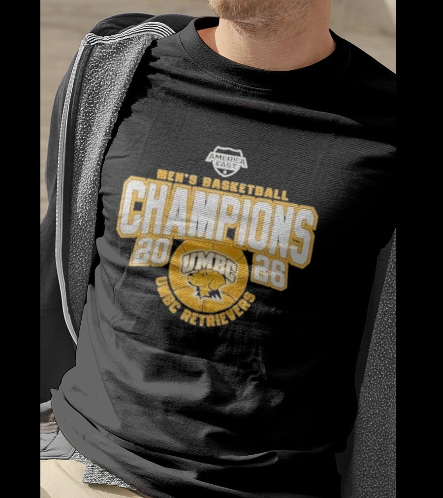 Men's Basketball 2026 Champions UMBC Retrievers America East T-Shirt