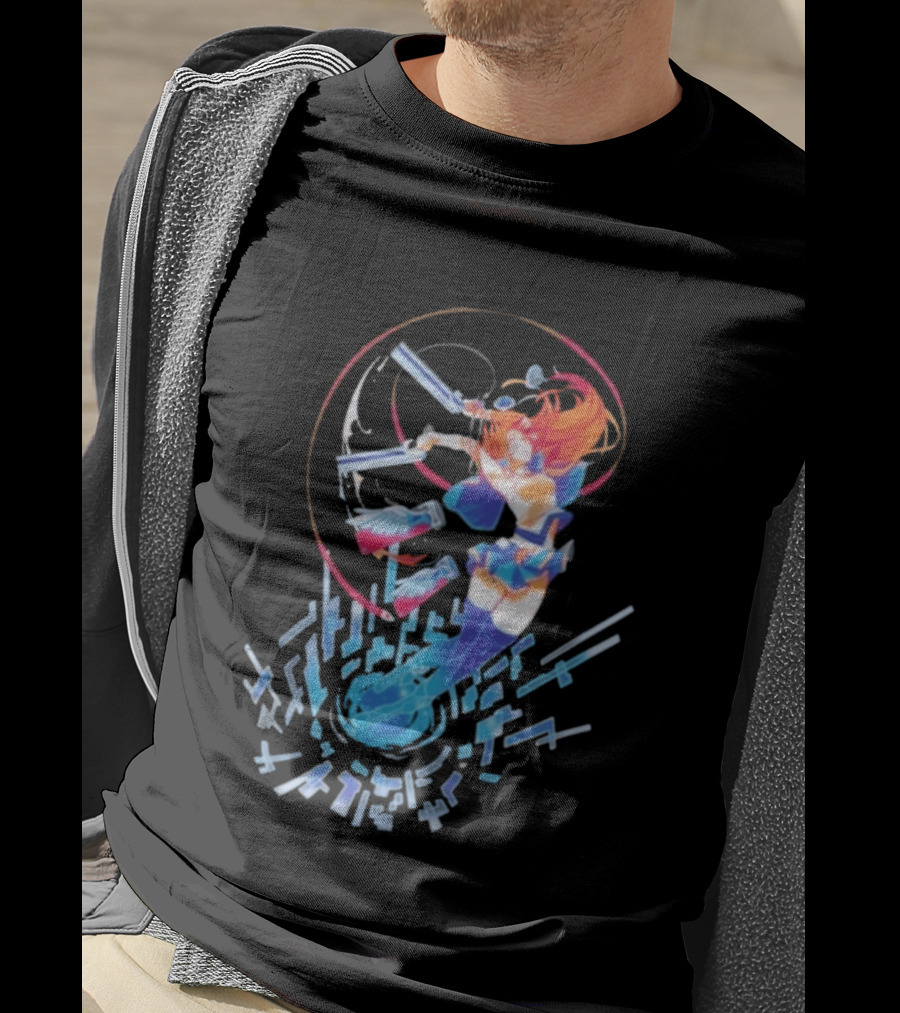 Noel Vermillion Blazblue Action Pose Dynamic T-Shirt