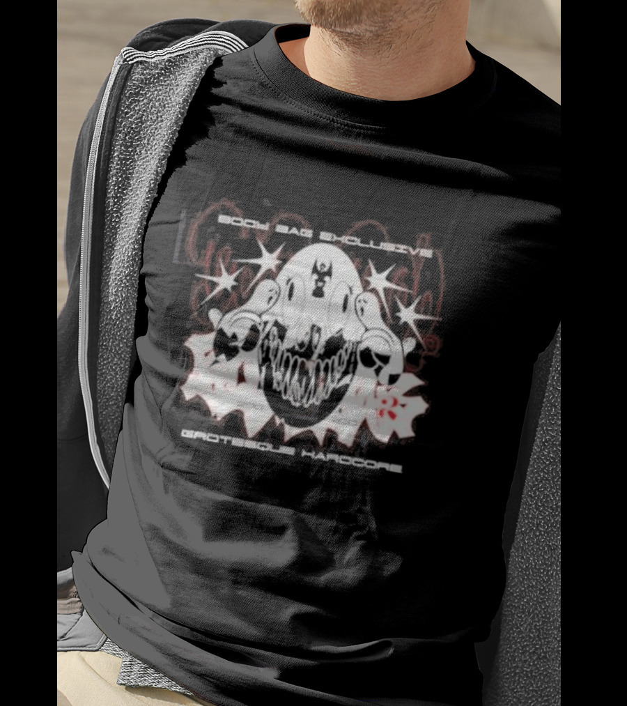 Body Bag Exclusive Grotesque Hardcore Skull 2003 2005 T-Shirt