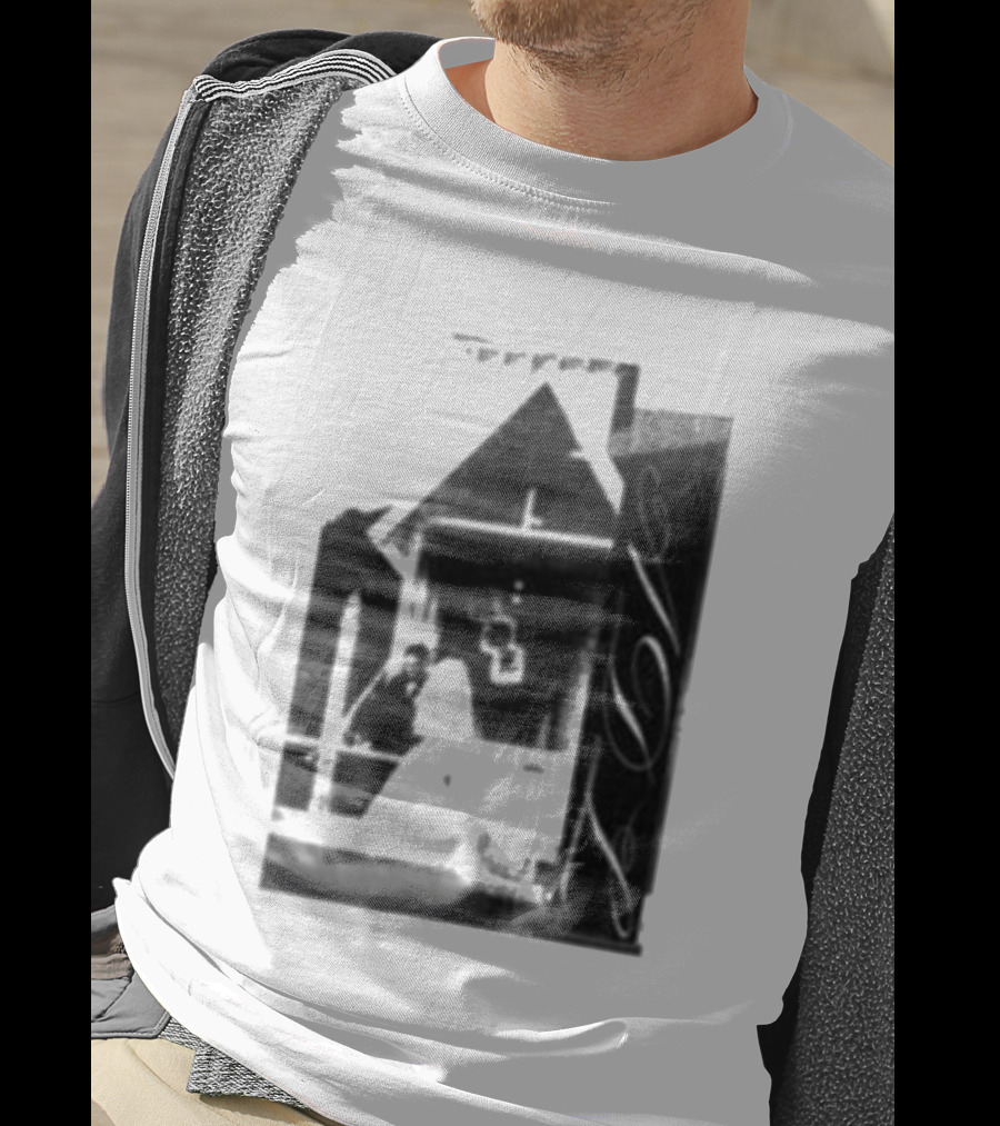 Yeat A Dangerous Love Cross Pyramid Monochrome T-Shirt