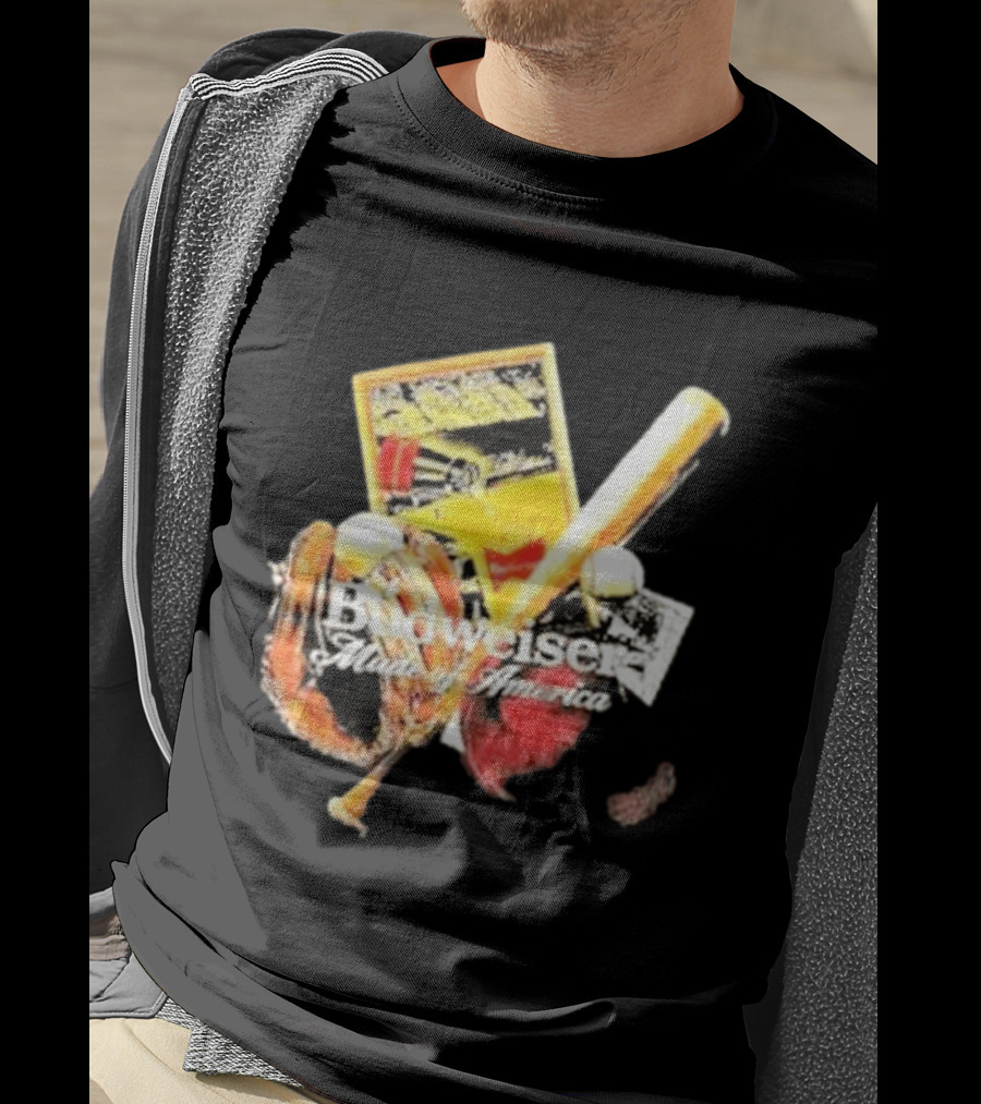 Budweiser Made Of America Baseball Legacy T-Shirt
