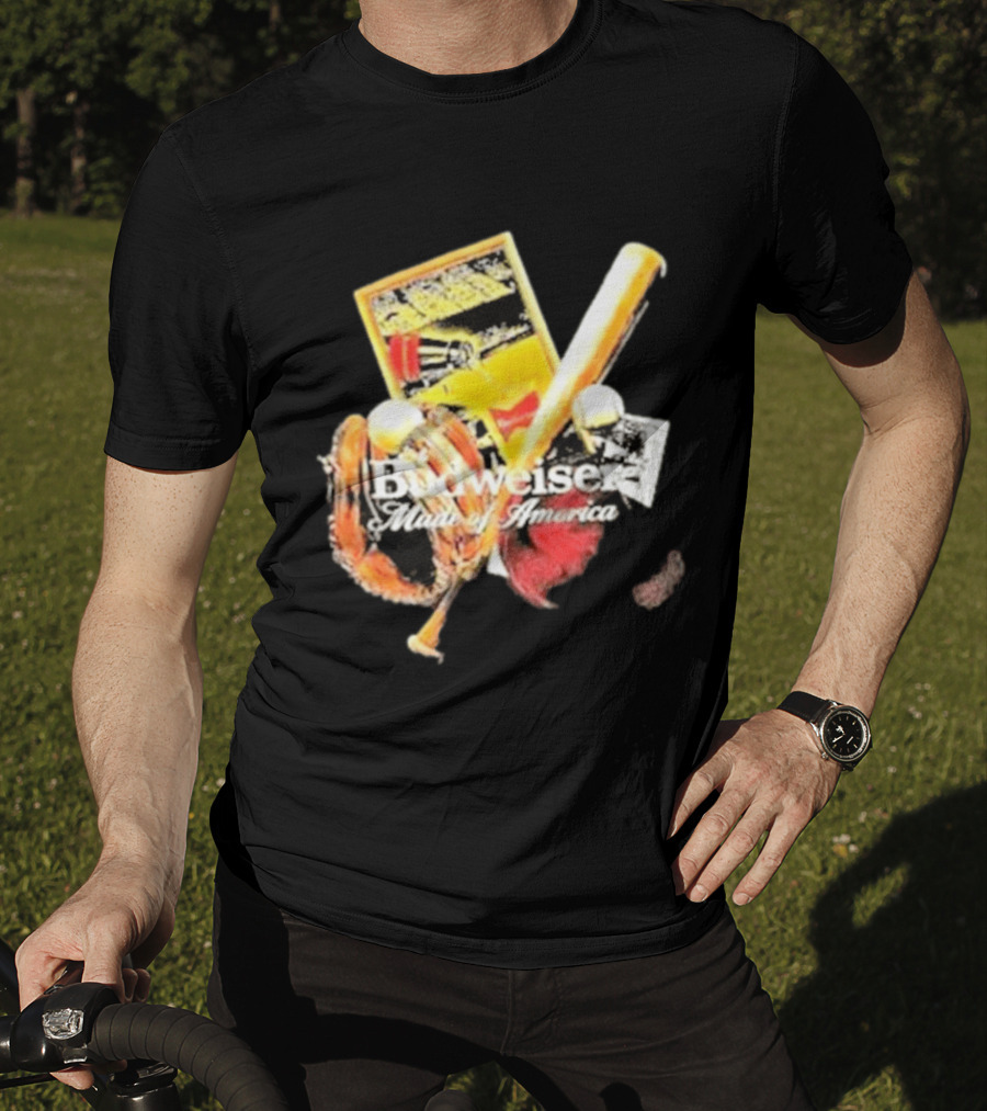 Budweiser Made Of America Baseball Legacy T-Shirt