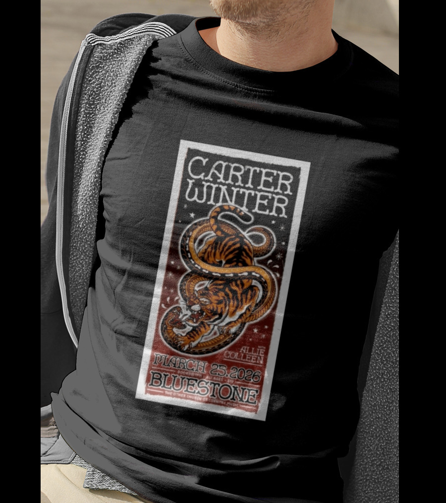 Carter Winter Bluestone Columbus OH March 25 2026 Featuring Allie Colleen T-Shirt