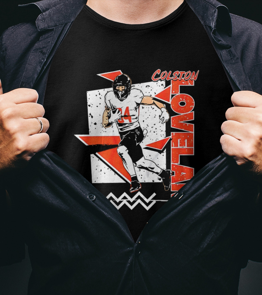 Colston Loveland Chicago Bears 90s Retro Football Player T-Shirt