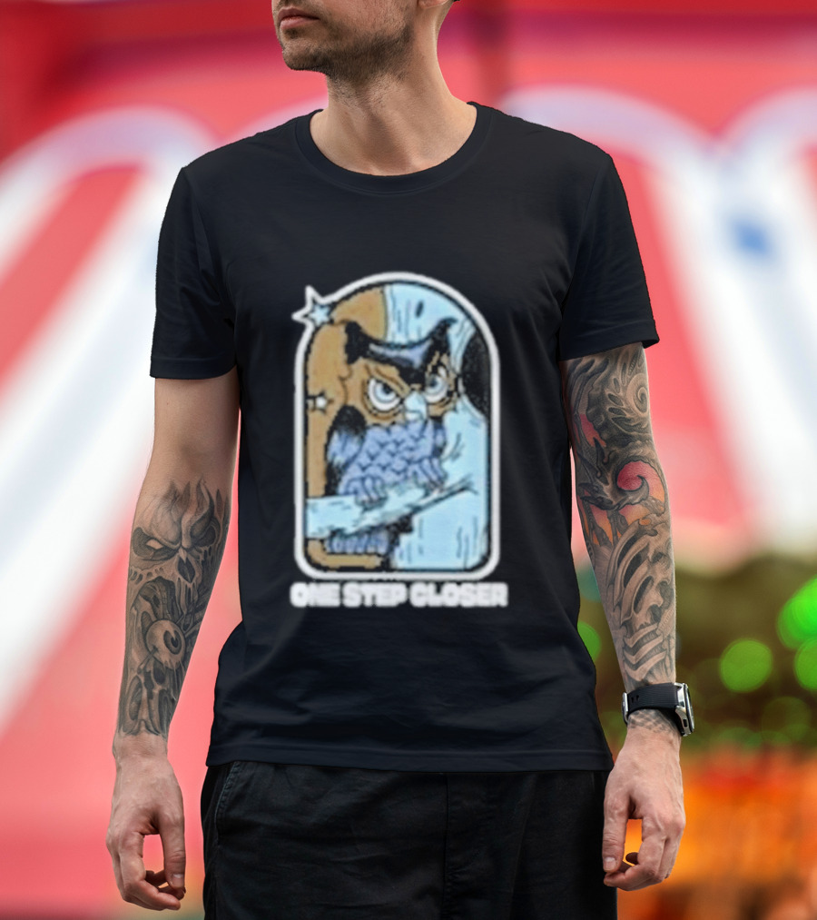 One Step Closer Evil Greed Owl T-Shirt