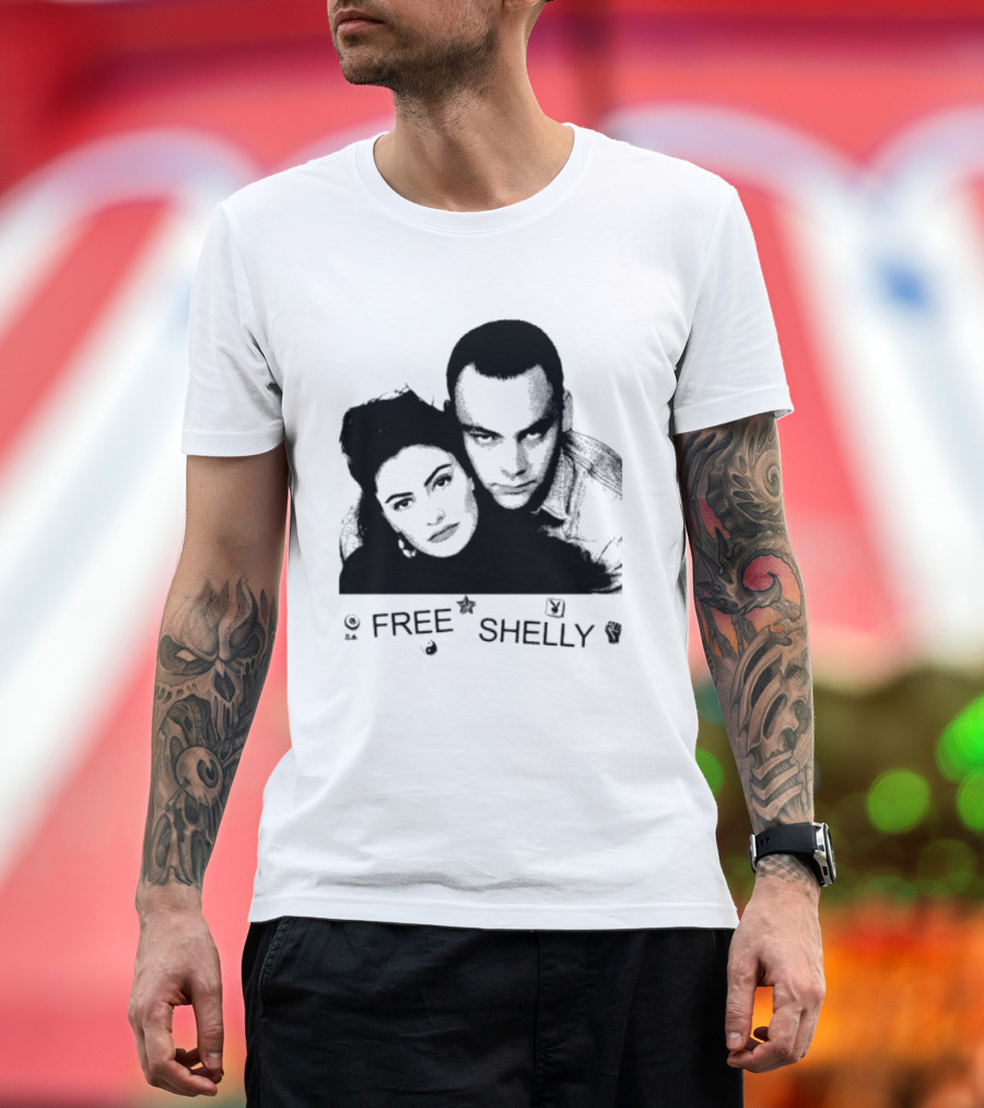 FREE SHELLY Twin Peaks Iconic Characters T-Shirt