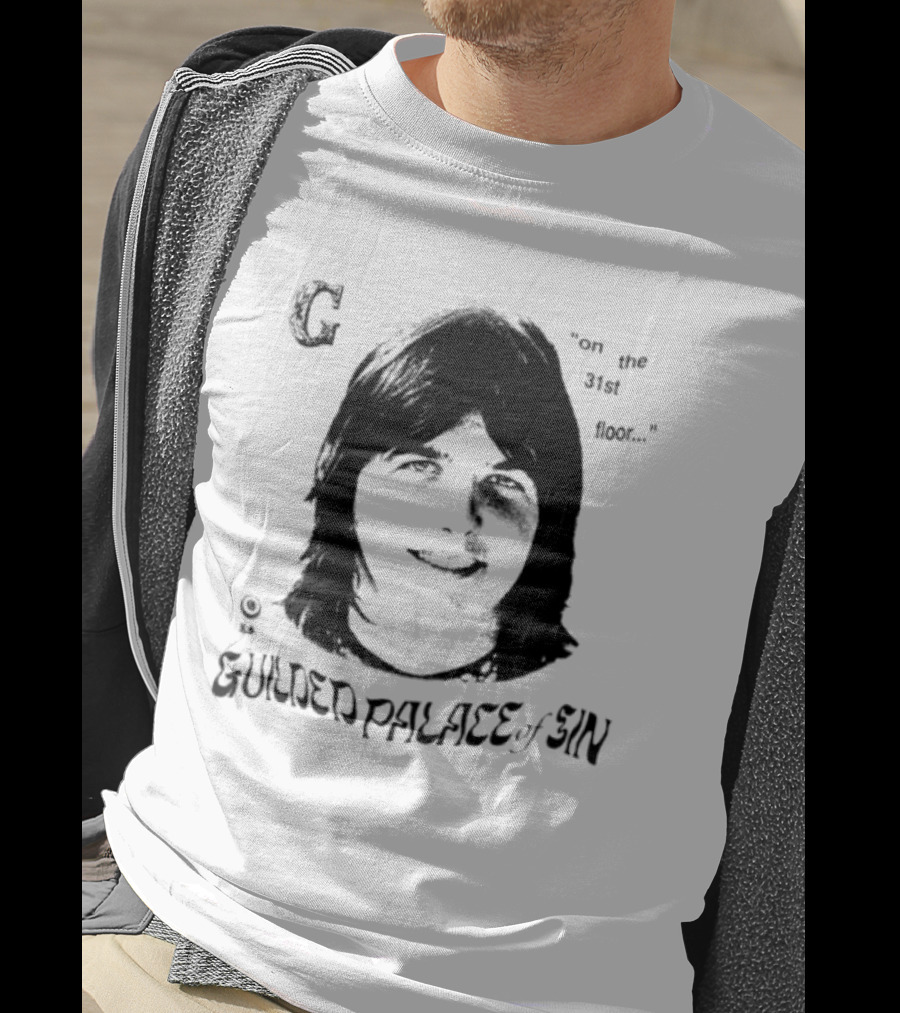 Gram Parsons Gilded Palace Of Sin On The 31st Floor T-Shirt