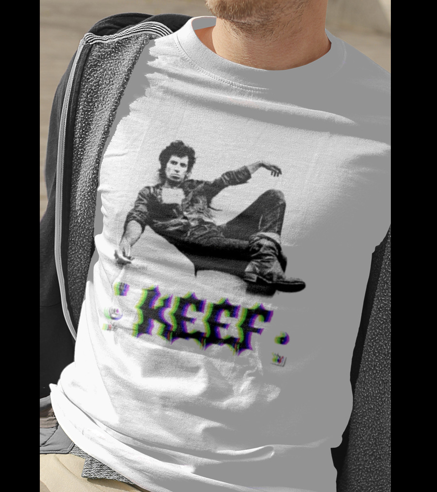KEEF Keith Richards Vintage Rock And Roll T-Shirt