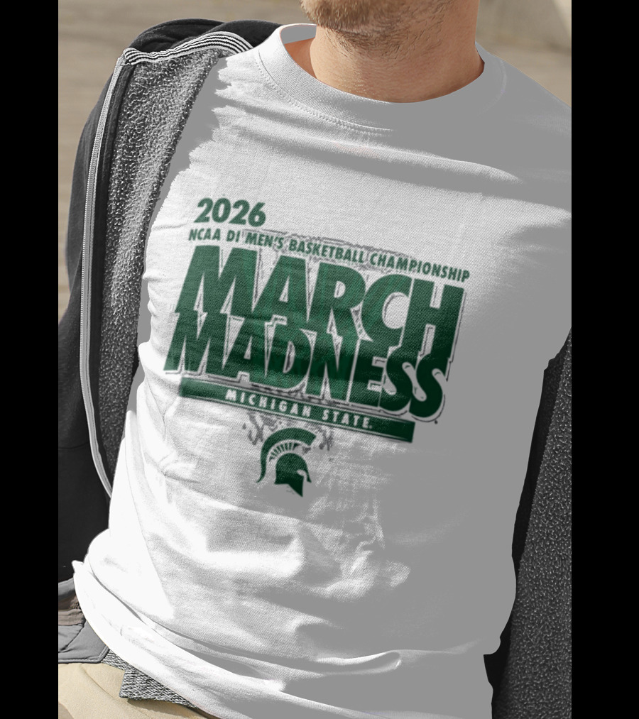 2026 NCAA DI Men's Basketball Championship March Madness Michigan State T-Shirt