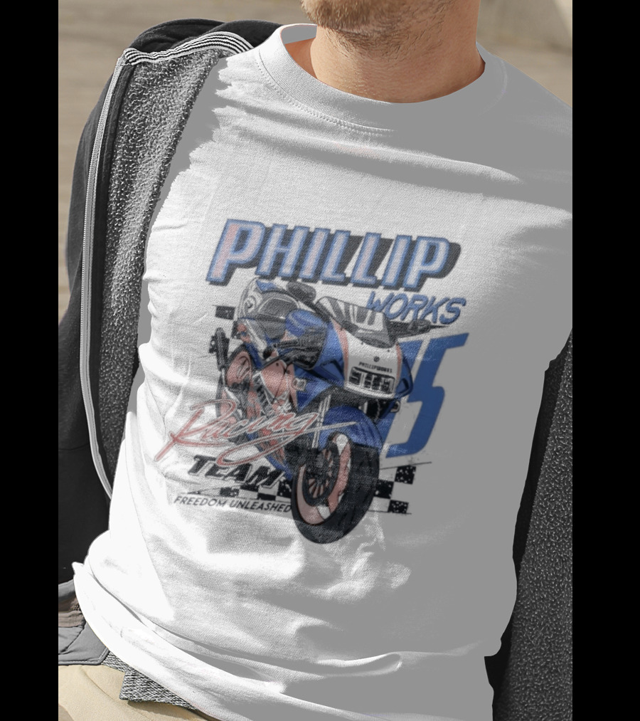 Phillip Works Racing Motorcycle 15 T-Shirt
