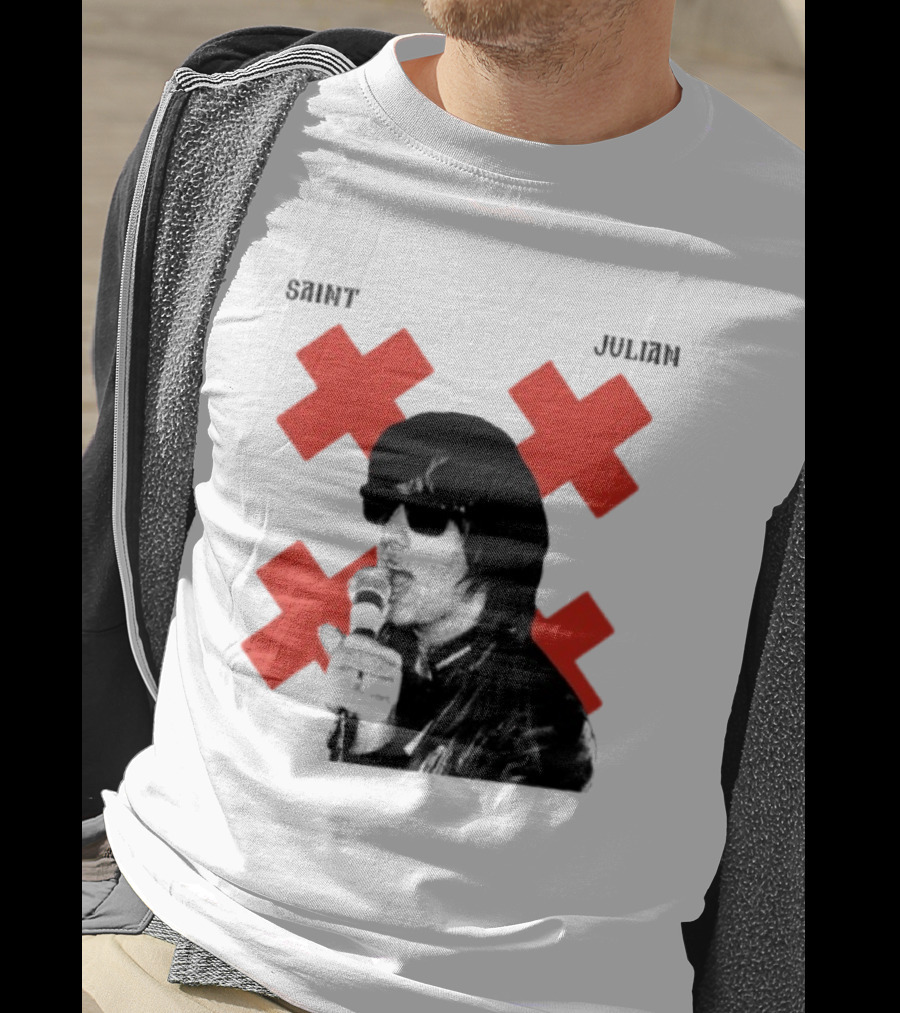 Saint Julian Ccasablancas Red X T-Shirt