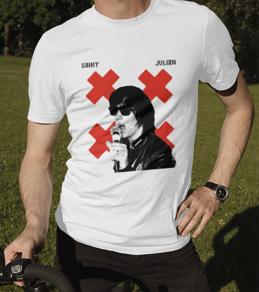 Saint Julian Ccasablancas Red X T-Shirt