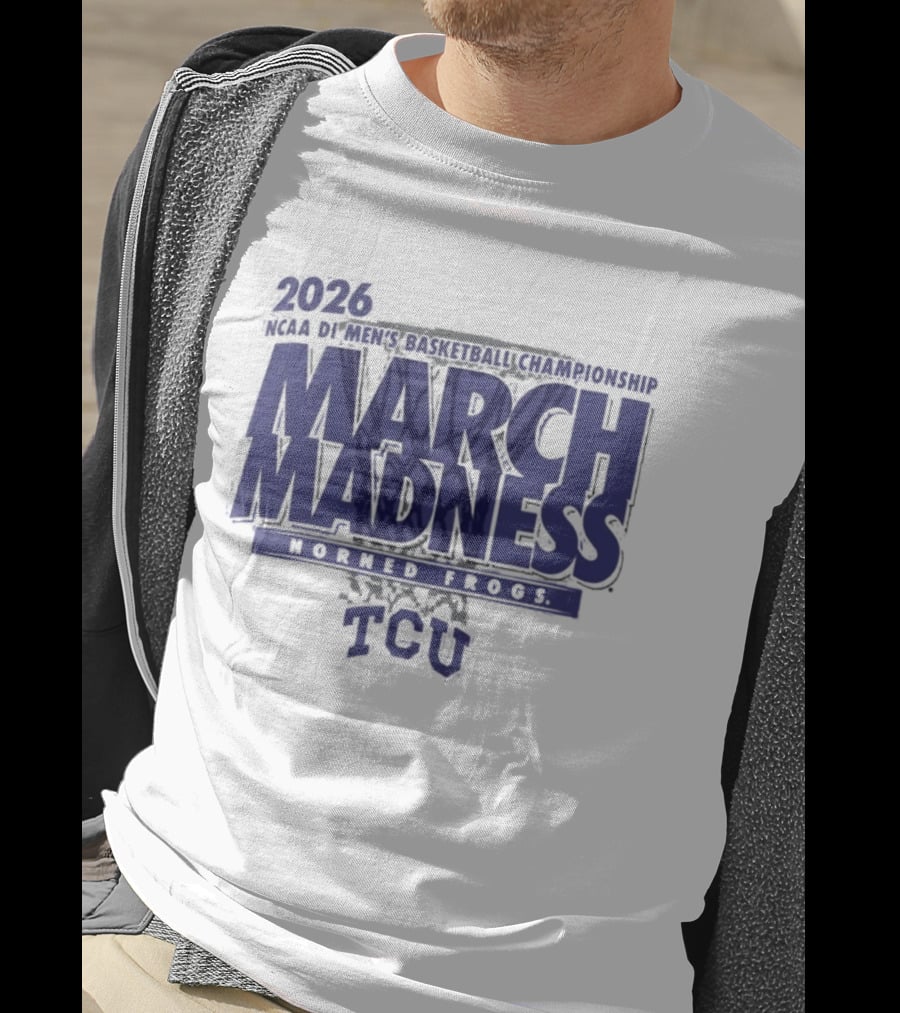 TCU Horned Frogs 2026 NCAA DI Men's Basketball Championship March Madness T-Shirt