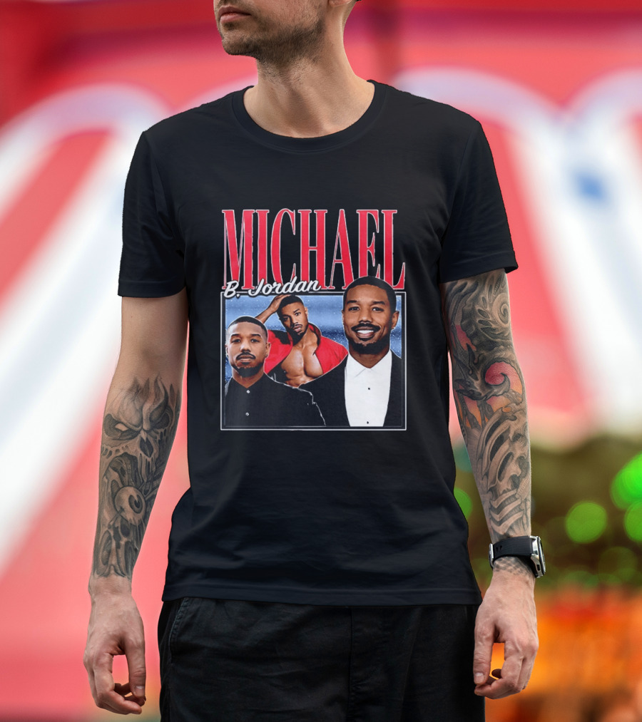 Michael B. Jordan Iconic Style And Charisma T-Shirt