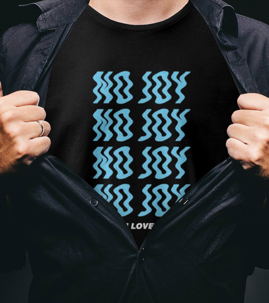 Spanish Love Songs No Joy Repeated Blue T-Shirt