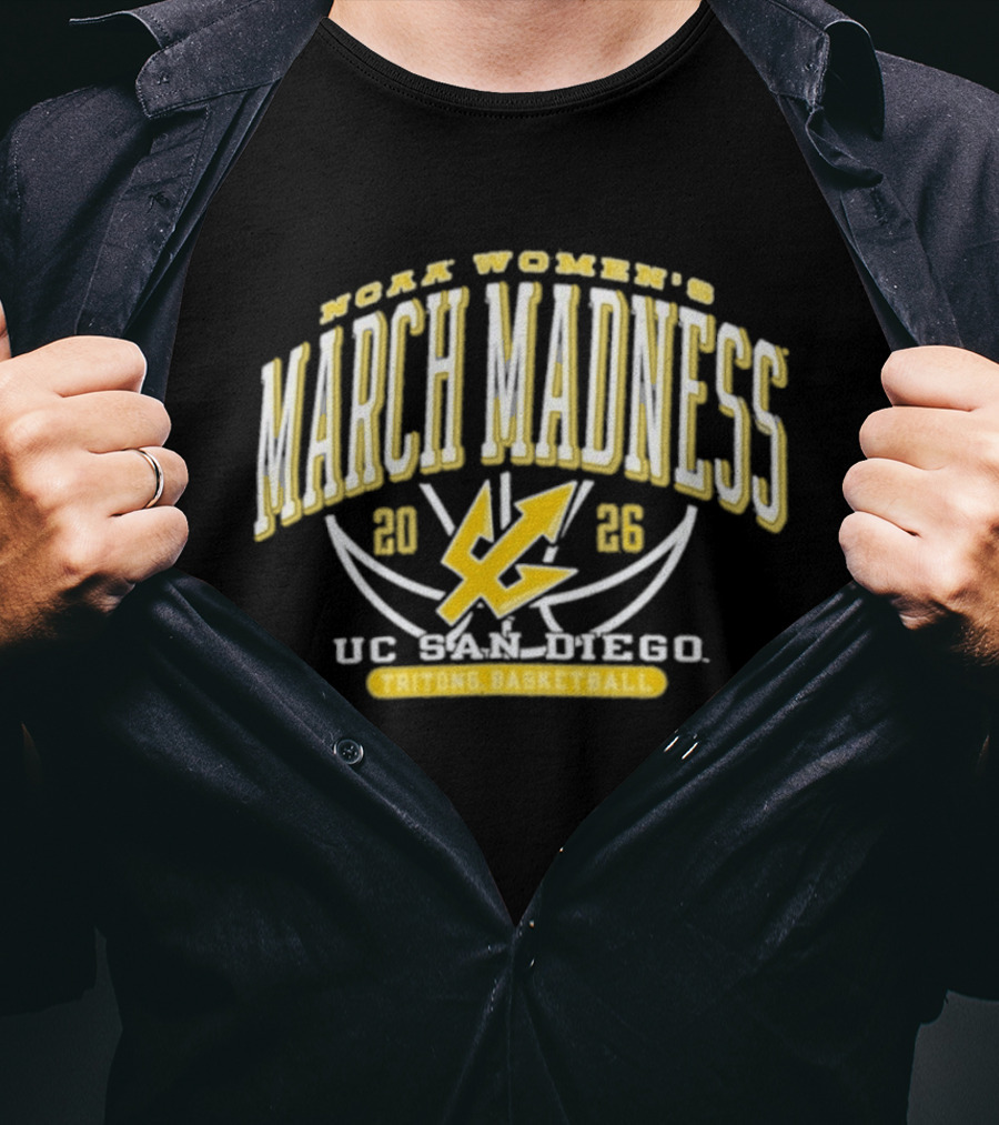 UC San Diego Tritons Women's 2026 NCAA March Madness Basketball T-Shirt