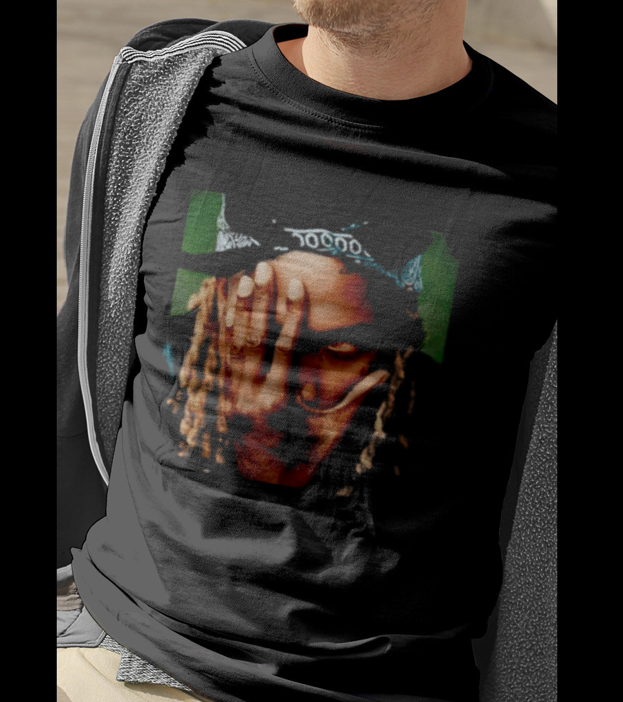Fetty Wap Hand Over Face Dreadlocks T-Shirt