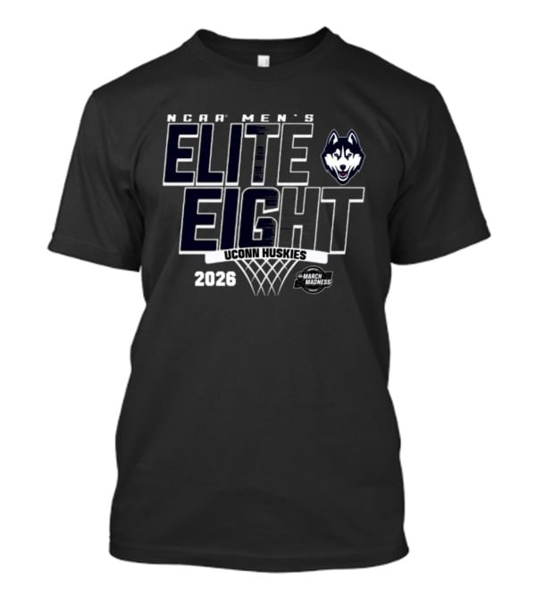 UConn Huskies 2026 NCAA Men's Elite Eight March Madness Basketball T-Shirt