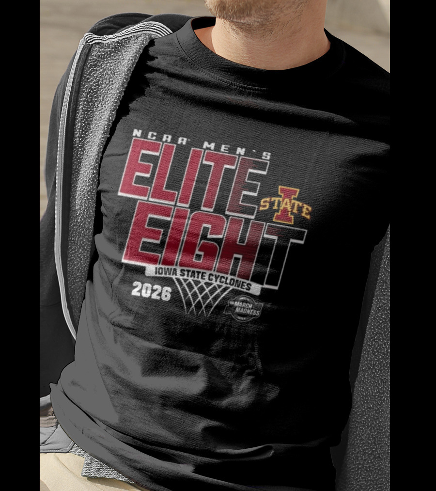 Elite Eight 2026 Iowa State Cyclones NCAA Men's March Madness T-Shirt