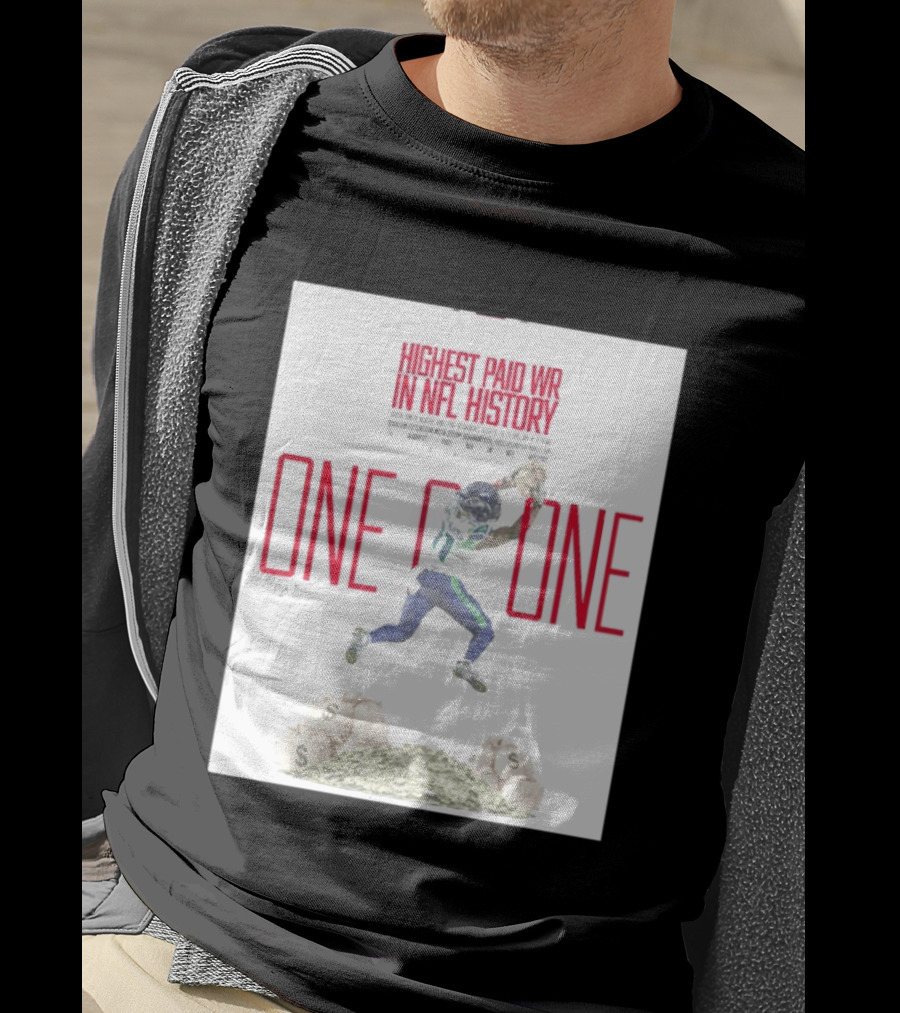 Jaxon Smith Njigba Seattle Seahawks One Of One Highest Paid WR In NFL History T-Shirt