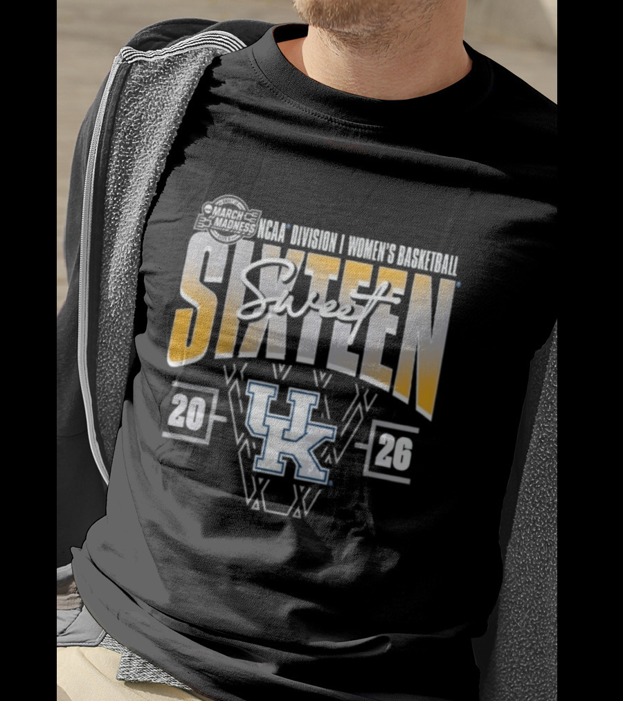 NCAA Women's Basketball March Madness Kentucky Wildcats Sweet Sixteen 2026 T-Shirt