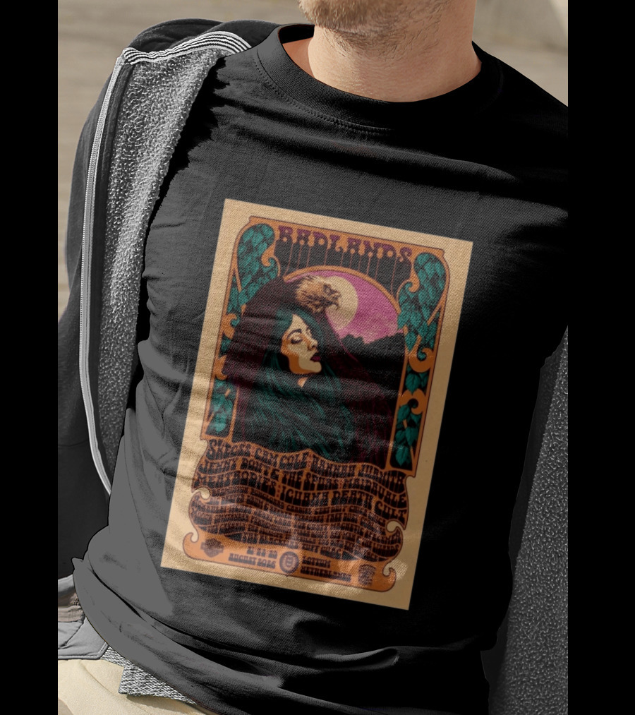 Badlands Festival 2026 Lottum Netherlands Skeegs Cam Cole Hannah Williams Jerry Dovey The Spims Halfbirdie Livid Bodies Chinch Death Cult T-Shirt