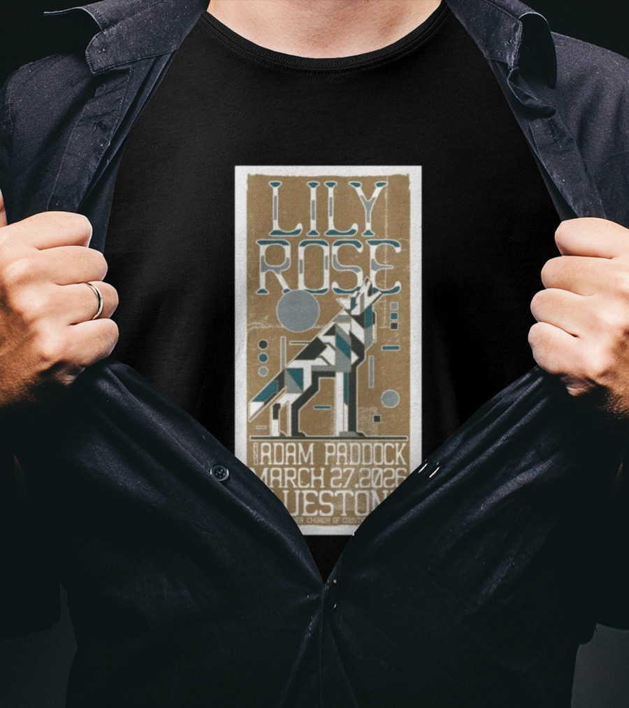 Lily Rose Adam Paddock March 27 2026 Bluestone T-Shirt