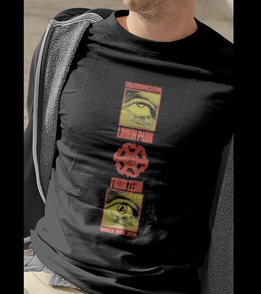 Linkin Park Deus Ex Machina From Zero World Tour 2026 Eye T-Shirt