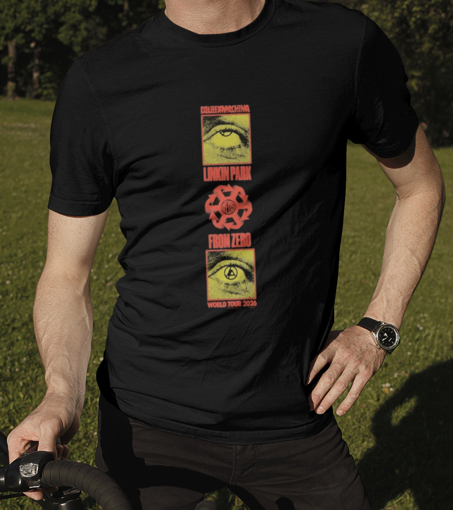 Linkin Park Deus Ex Machina From Zero World Tour 2026 Eye T-Shirt