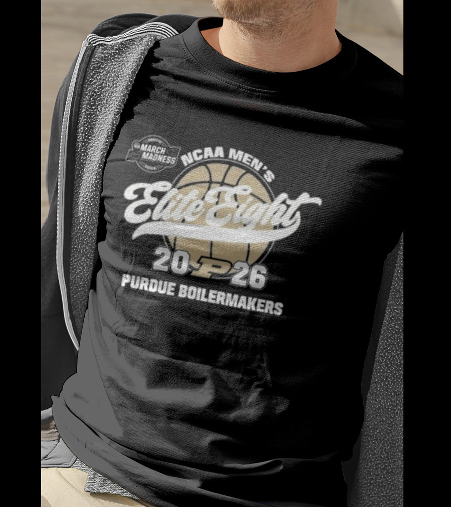 Purdue Boilermakers 2026 NCAA Men's Elite Eight Basketball Tournament March Madness T-Shirt