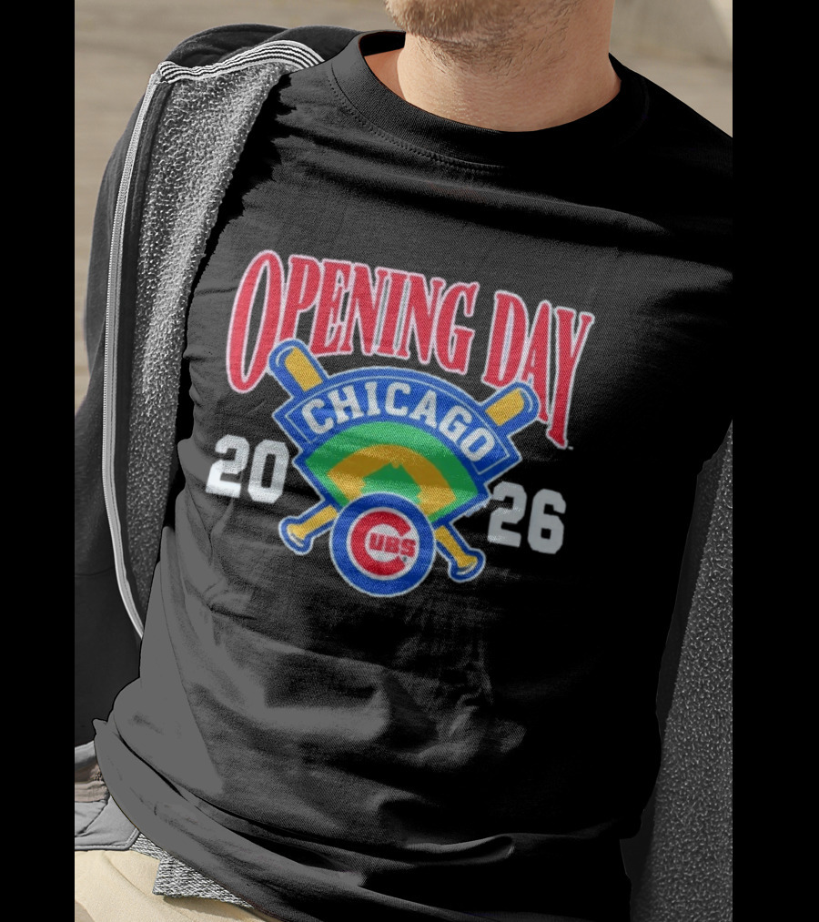 Chicago Cubs 2026 MLB Opening Day T-Shirt
