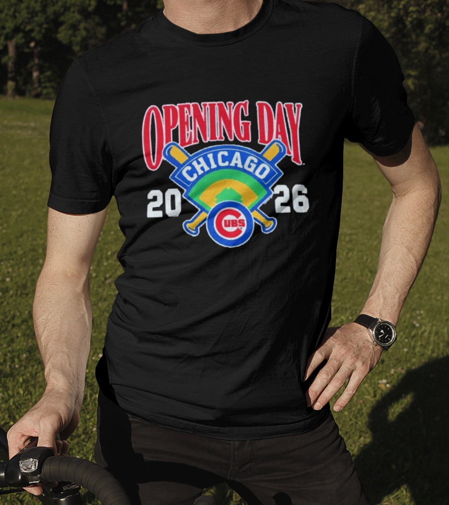 Chicago Cubs 2026 MLB Opening Day T-Shirt
