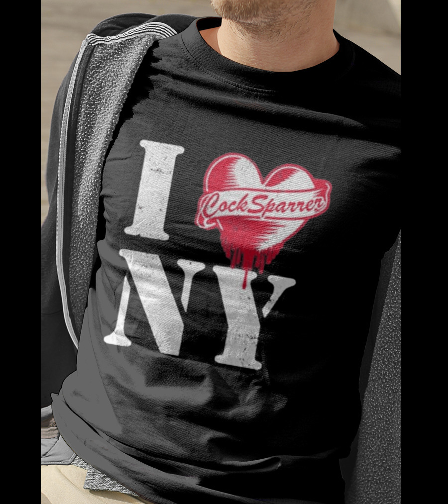 I Love NY Cock Sparrer Heart Design 2026 Concert Tour New York T-Shirt
