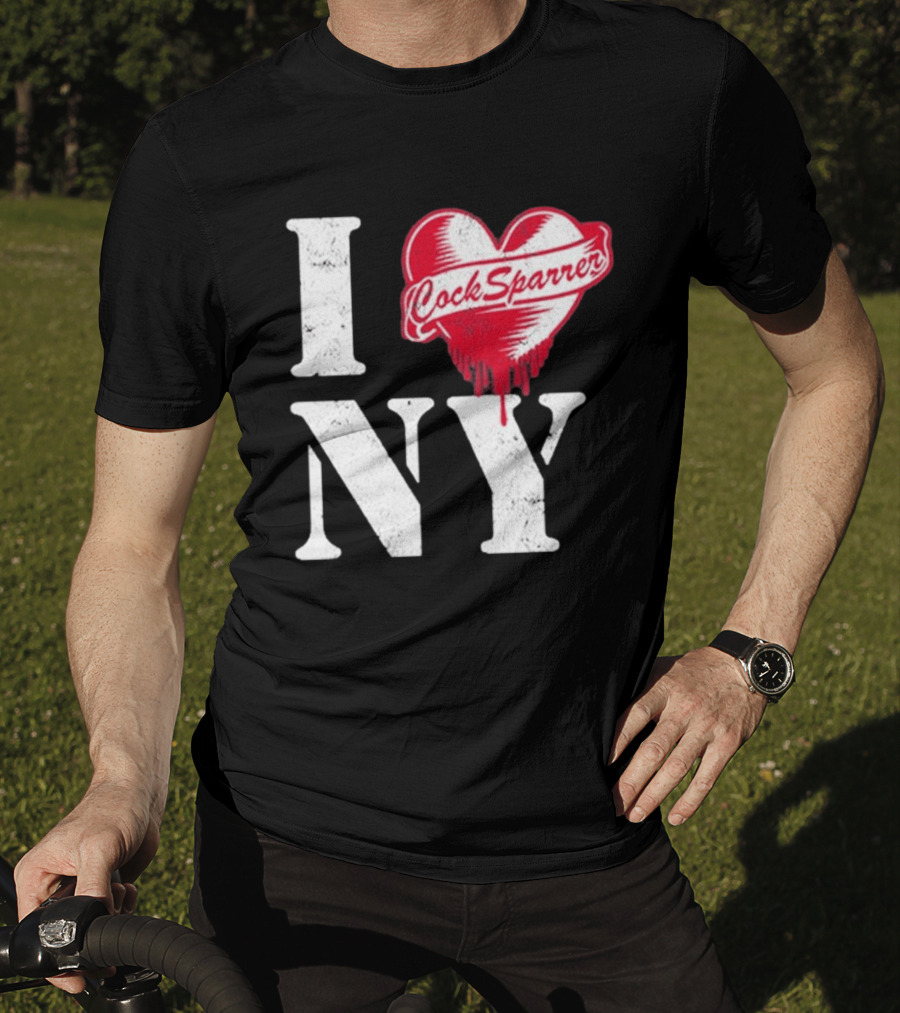 I Love NY Cock Sparrer Heart Design 2026 Concert Tour New York T-Shirt
