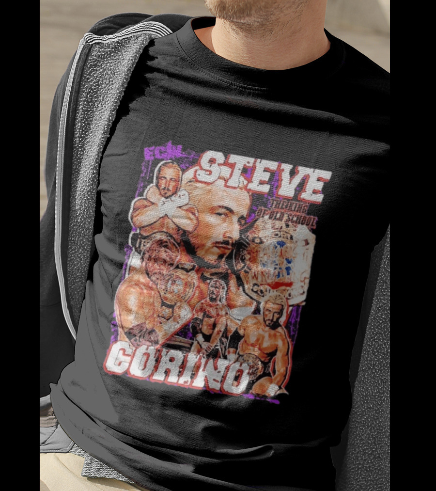 ECW Steve Corino The King Of Old School Wrestling Champion T-Shirt