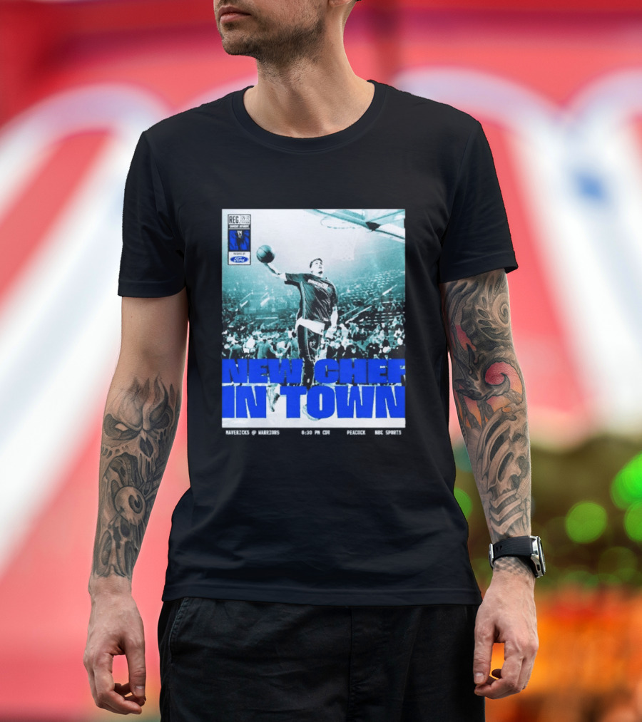 Dallas Mavericks New Chef In Town Cooper Flagg 2025 2026 NBA Season T-Shirt