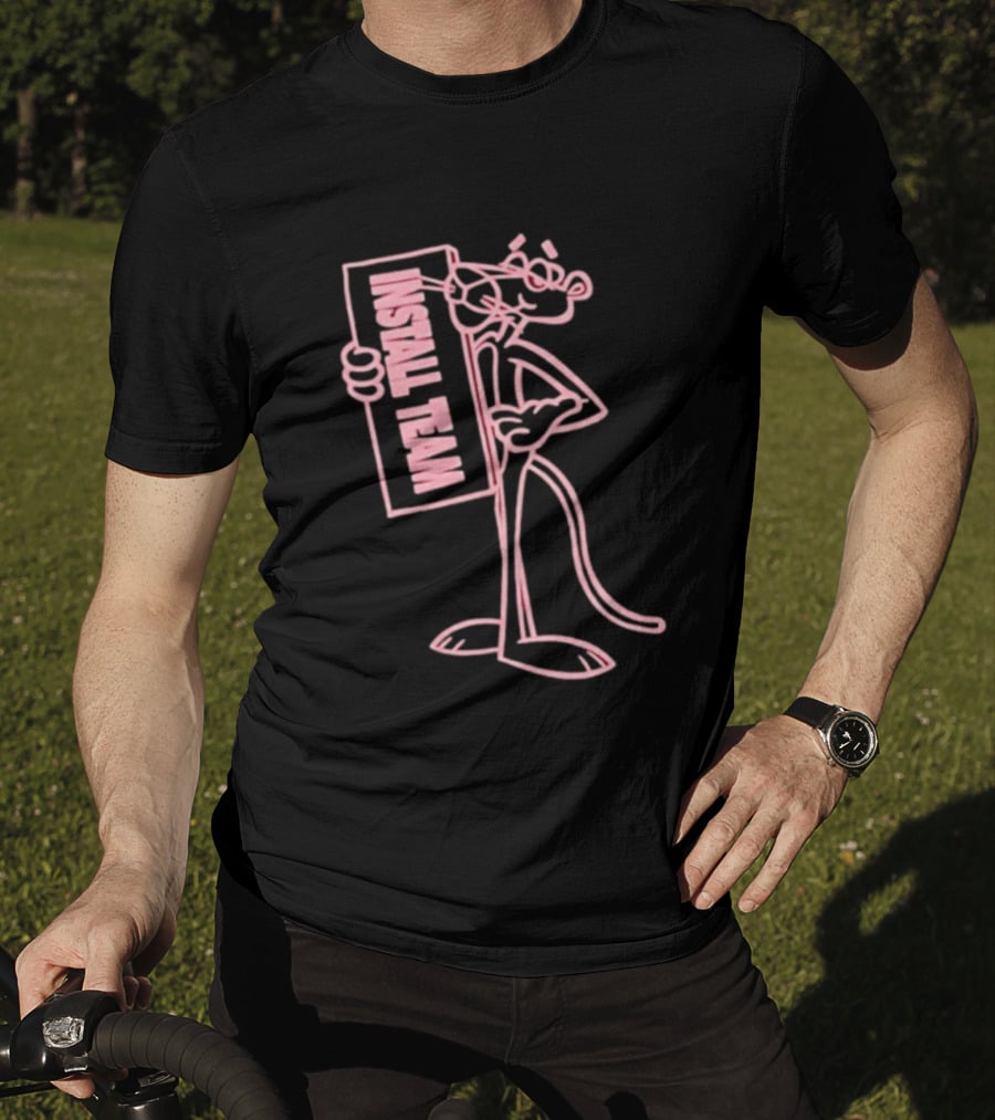 New York Sunshine Pink Panther Install Team T-Shirt