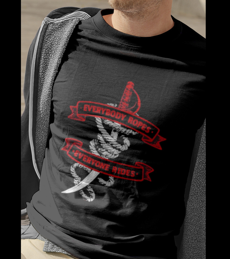 Everybody Ropes Everyone Rides Buffalo Sabres Rope Sword T-Shirt